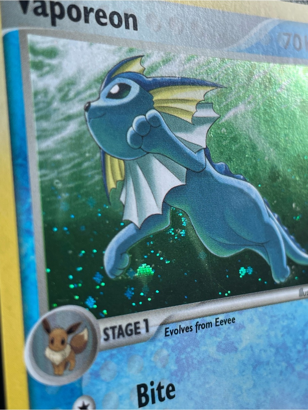 Vaporeon #6/Holo/Pokemon POP Series 3 - Picture 7 of 15